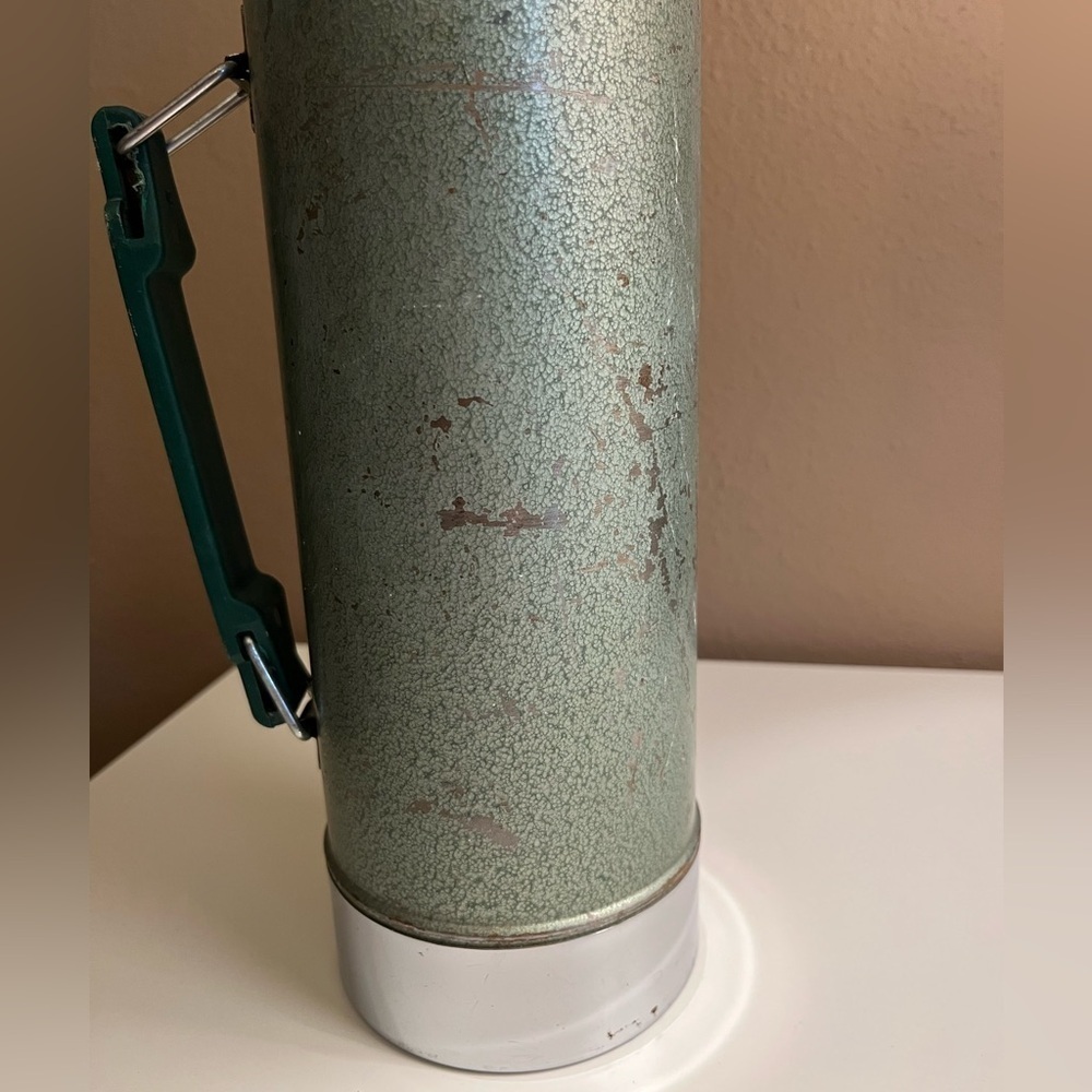 Vintage Stanley Green Thermos Aladdin Half Gallon / 2 Qt. No. RH94 - Picture 9 of 16